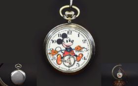 Ingersoll Mickey Mouse Chrome Cased Mech