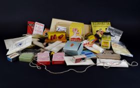 Good Box of Assorted Old Tricks and Playing Cards etc