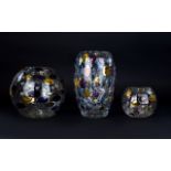 Borske Sklo 'NEMO' blown glass vases designed by Max Kannegiesser.