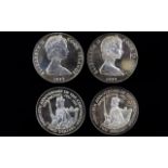 Royal Mint Issue - Elizabeth II Cook Islands 1973 Commemorative Date 1953 - 1973 Coronation Silver
