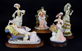 Collection of Five Leonardo Lady Figures A/F