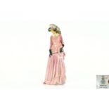 Royal Doulton Figurine ' Maureen ' Colour Pink. HN1770. Designer L. Harradine. Height 7.5 Inches.