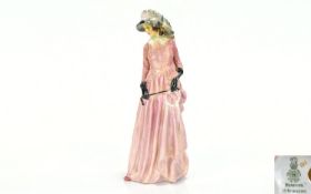 Royal Doulton Figurine ' Maureen ' Colour Pink. HN1770. Designer L. Harradine. Height 7.5 Inches.