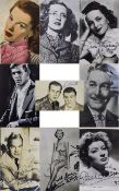Autography Collection Artist Signed Hollywood Movie Stars In Large Album.