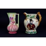 Crown Derby Fieldings - John Peel Musical Jug. Reg No 75589. Plays The Tune - John Peel. c.