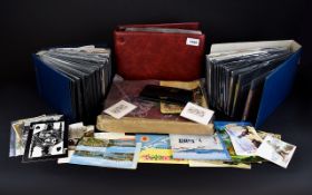 Collection of Ephemera comprising Three Postcard Albums containing a quantity of assorted cards,