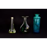Collection of Vintage Glass Vases ( 3 ) In Total. Various Makes and Styles.