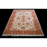 A Very Large Woven Silk Carpet Large Zeigler carpet,