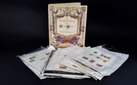 Large Collection Of Stamps On Loose Leaves And Albums,