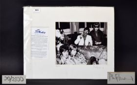 Beatles Interest Signed Limited Edition Photographic Print By Phillip Townsend A mounted and