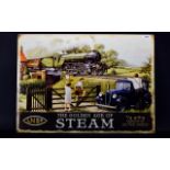 Kevin Walsh Vintage Tin Poster / Sign - The Golden Age of Steam. V2-2-6-2.