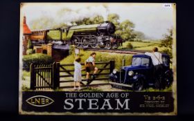 Kevin Walsh Vintage Tin Poster / Sign - The Golden Age of Steam. V2-2-6-2.