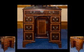 George II Mahogany Knee Hole Desk of Wonderful Proportions,