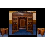 George II Mahogany Knee Hole Desk of Wonderful Proportions,