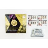 London 2012 Gold Medal Winners Stamp Collection. Around 30 Minisheets, Some Past Ministreets. Also