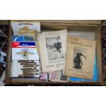 Vintage Travellers Truck Together With a Collection of Assorted Ephemera Includes War memorabilia,