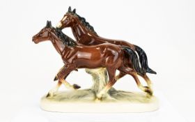 Katzhutte - Hertwig Ceramic Horse Figure. c.