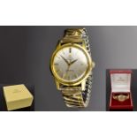 Omega Seamaster Gents Automatic Gold Plated Steel Wrist Watch, with Expanding Gold Plated Bracelet,