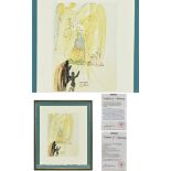 J Estrade Limited Edition Wood Engraving In Colour After The Watercolour By Salvador Dali 'The