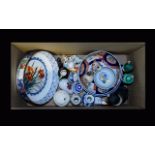 Collection Of Pottery Ornaments, Bowls,