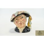 Royal Doulton Pearly Queen Character Jug Modelled by Stanley James Taylor, 1986. Height 7 inches.