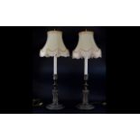 A Pair Of Decorative Table Lamps Two in total,