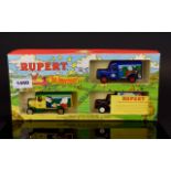 Boxed Ruppert Special 75th Anniversary Limited Edition Set Of Three Models featuring Rupert The