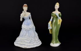 Coalport Hand Painted Porcelain Figurine ' Ladies of Fashion ' Donna. 8.