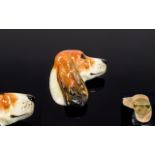 A Royal Doulton Ceramic Brooch In The Form Of A Cocker Spaniel A rare 1930's piece by Royal Doulton,