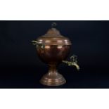 Large Copper Urn 16 inches in height.