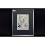Jean Hippolyte Marchand (French 1883-1940) Pen and Ink Sketches. Various items double sided