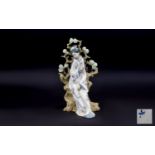 Lladro Top Quality Handmade Porcelain Figurine ' Geisha ' Model No 4807. Sculpture Vicente Martinez.