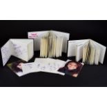 Entertainment Modern Autograph Collection, Six Albums To Include John Fleming, Richard Stirling,