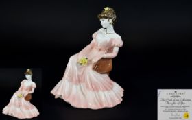 Coalport - Ltd Edition Hand Painted Porcelain Figurine - Park Lane Collection ' Thoughts of You '