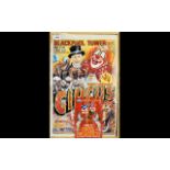 Entertainment Interest Blackpool Tower Circus Poster Printed 1980's poster along with Jubilee