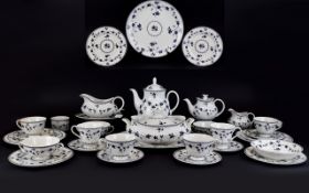 Royal Doulton - Translucent China Fine Quality ( 56 ) Piece Part Tea / Dinner Service,