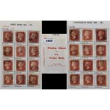 Great Britain - Victoria Penny Reds Plating Study - All Plates 119 From AA to AL - Through to - TA