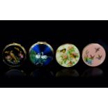 A Collection Of Vintage Stratton Compacts Four in total, each with an avian theme to include,