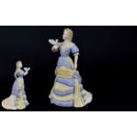 Coalport Figure 'Cheyne Walk' from the series 'The Age of Elegance'. 9 inches in height.