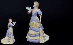 Coalport Figure 'Cheyne Walk' from the series 'The Age of Elegance'. 9 inches in height.