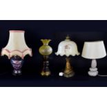 Collection Of Four Table Lamps