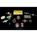 A Mixed Collection Of Vintage Costume Jewellery Fifteen items in total to include gold tone and