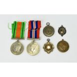 World War II Military Medals ( 2 ) In Total. Awarded to Sgt J. Thomas.