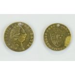 George III 22ct Gold Half Guinea. Date 1
