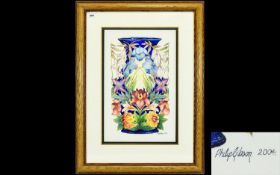 Moorcroft Original Artwork Watercolour P