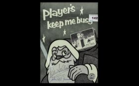 Peter sellers & John Le Mesurier Autographs on Players Cigarette Advert