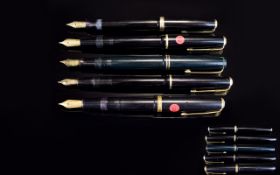 Excellent Collection of Early Parker Fountain Pens ( 5 ) Five In Total. All In Excellent Condition.