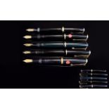 Excellent Collection of Early Parker Fountain Pens ( 5 ) Five In Total. All In Excellent Condition.