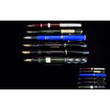 A Good Collection of Early to Mid 20th Century Fountain Pens ( 6 ) Six In Total.