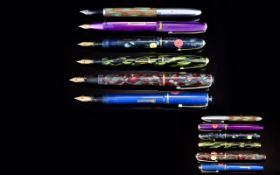 Collection of Early to Mid 20th Century ' Dinkie ' Fountain Pens ( 6 ) Six Fountain Pens In Total.